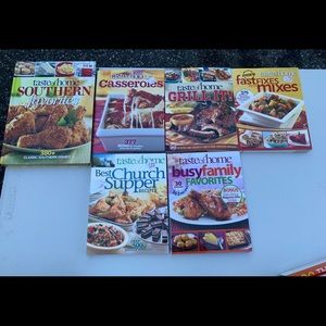 Lot of taste of home cook books! 6!